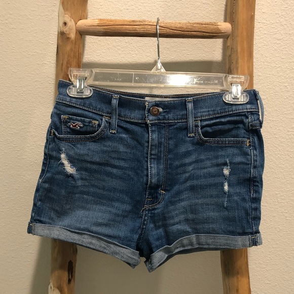 Hollister High Waisted Jean Shorts - Picture 1 of 5